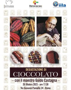 Roma: Guido Castagna tiene una degustazione di cioccolato con cacao di origine del Centroamerica per il progetto Revicacao